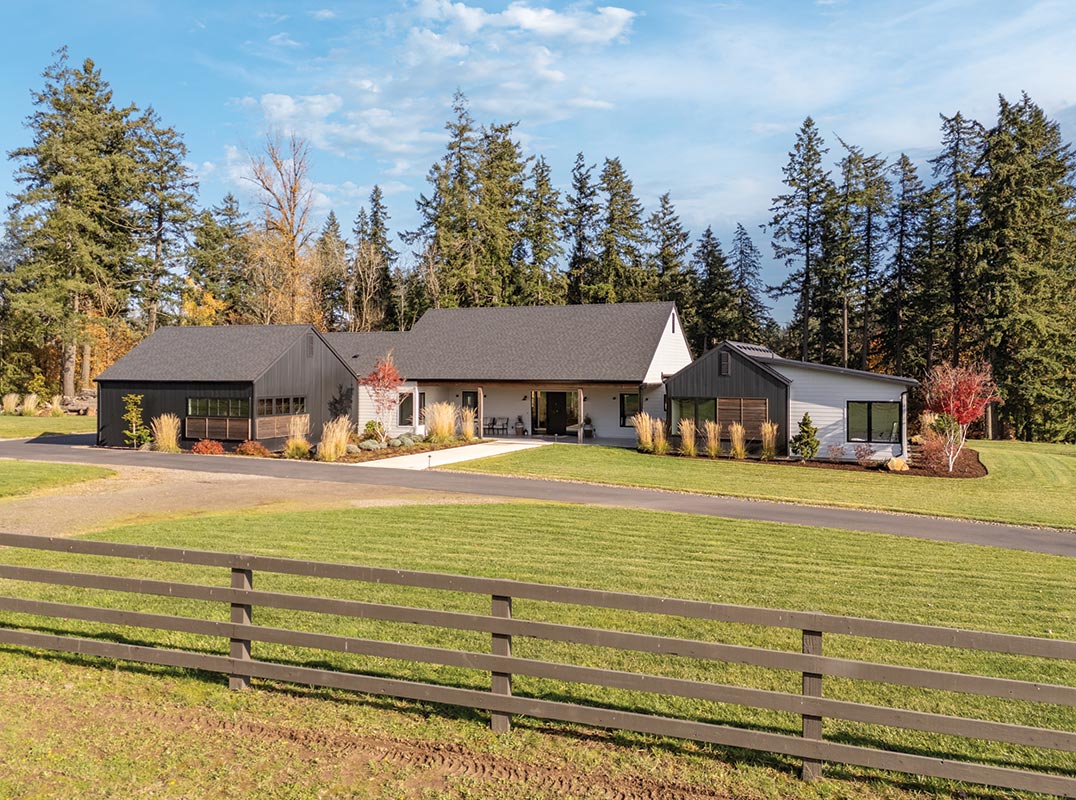 1935 Barn. 15+ Acre Farm. Multi-Gen Custom Ranch Home