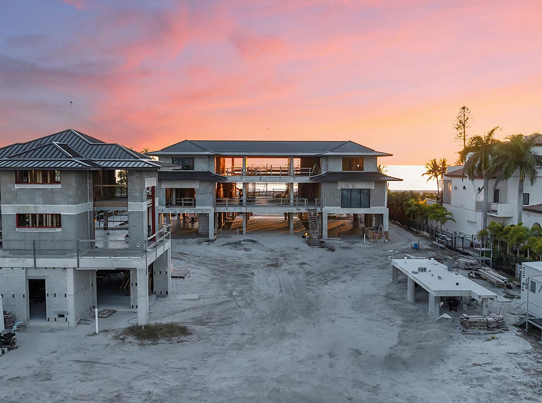 Under Construction on Nearly Two Private Gulf-front Acres