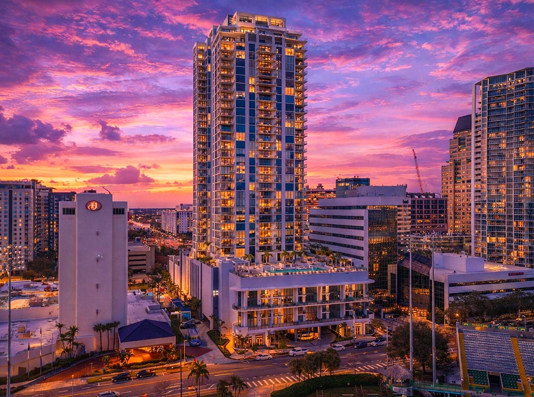 Luxury Condo Perched on the 15th Floor of Saltaire