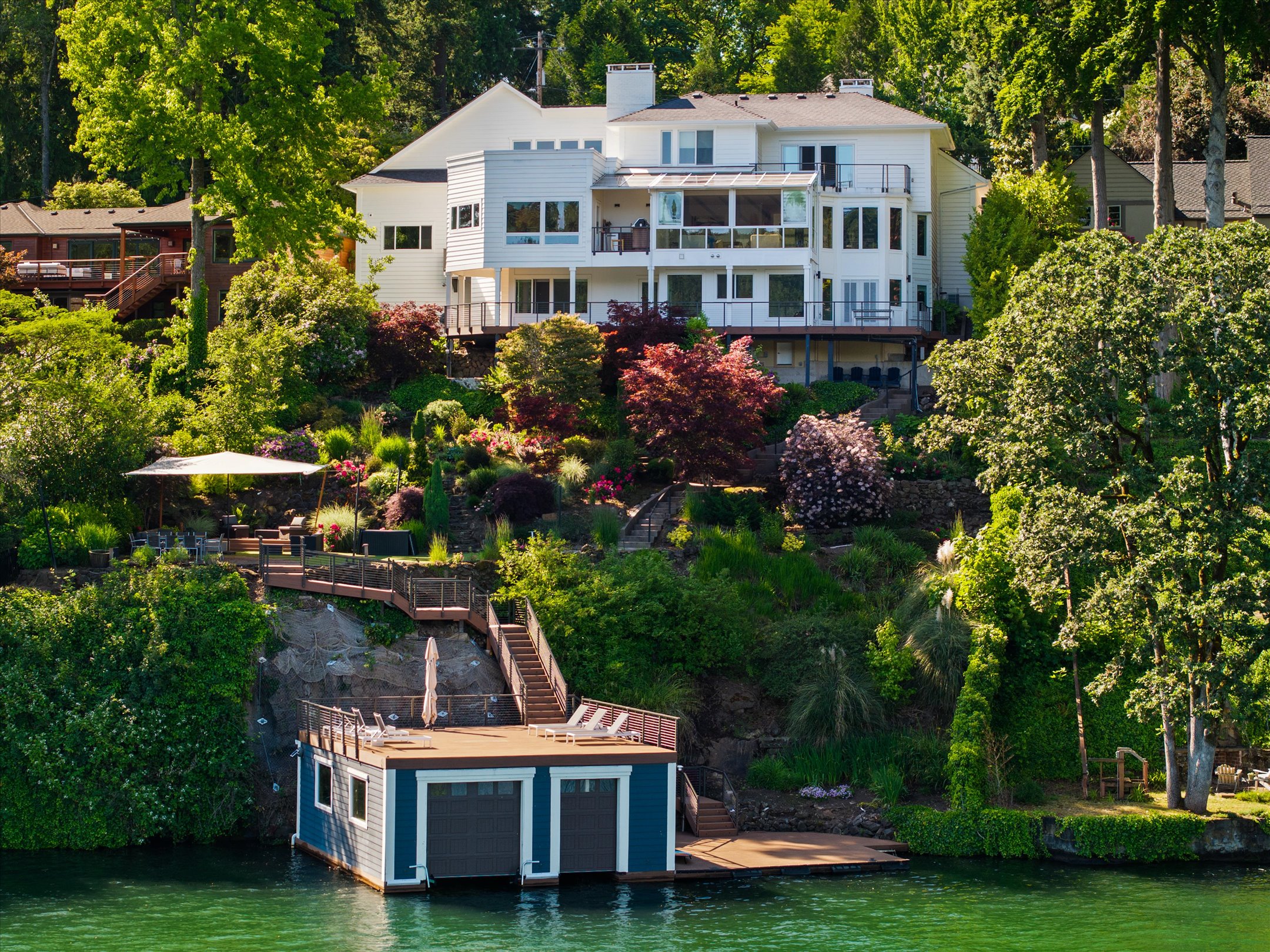 Lake Oswego North Shore with Double Boat House