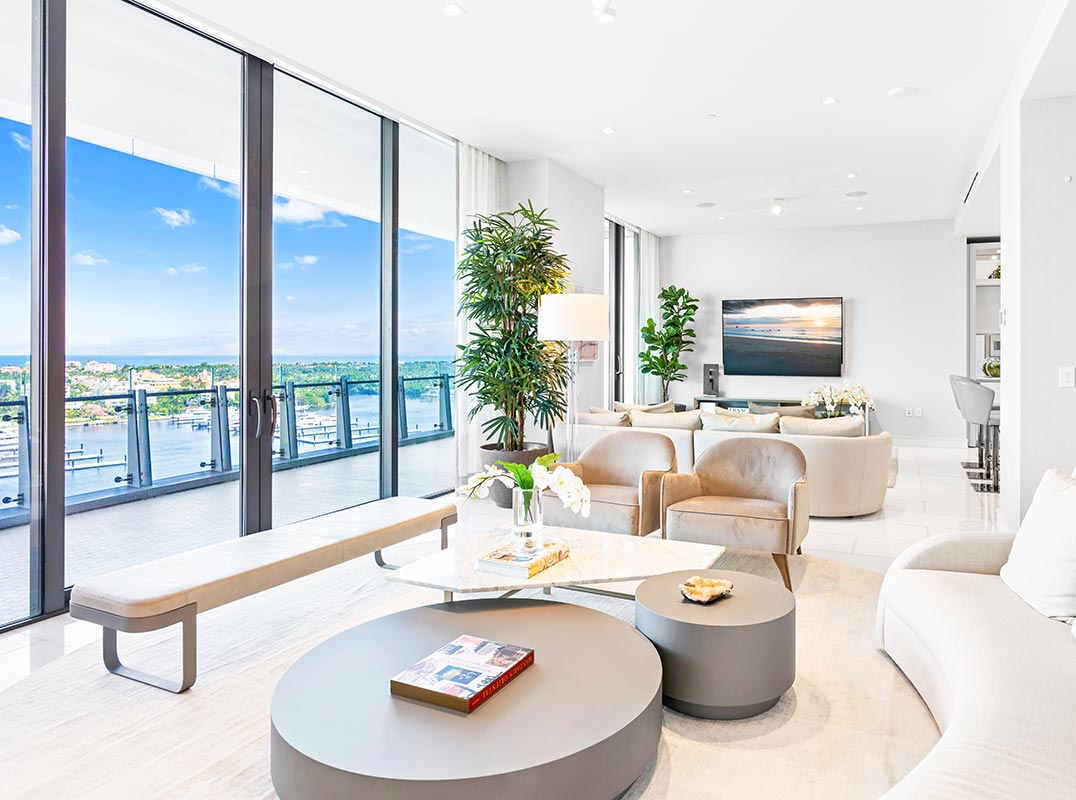 Unobstructed Direct Ocean and Intracoastal views at The Bristol