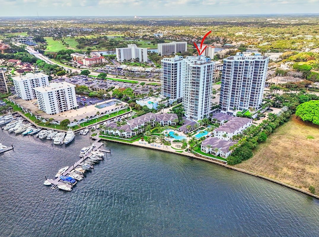Commanding the 20th Floor of the Iconic Water Club Condominium
