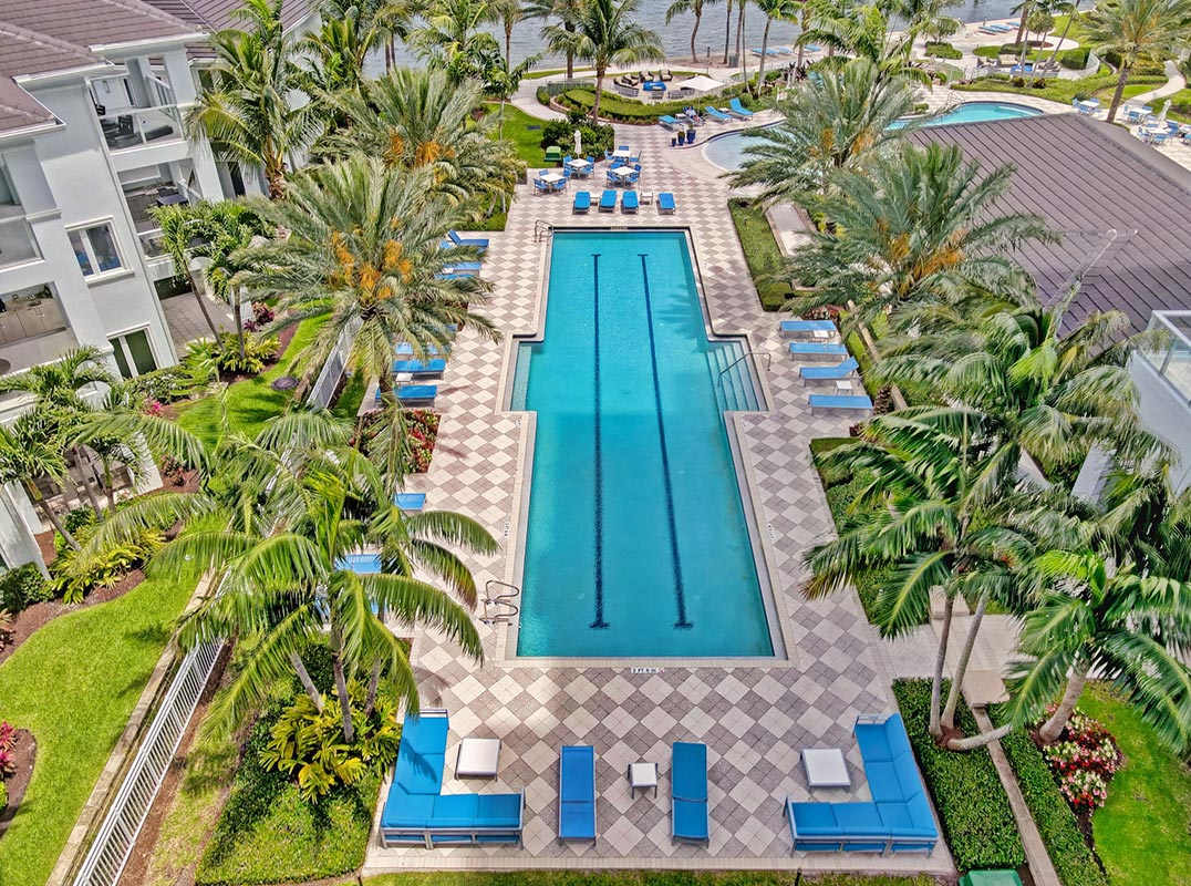Commanding the 20th Floor of the Iconic Water Club Condominium