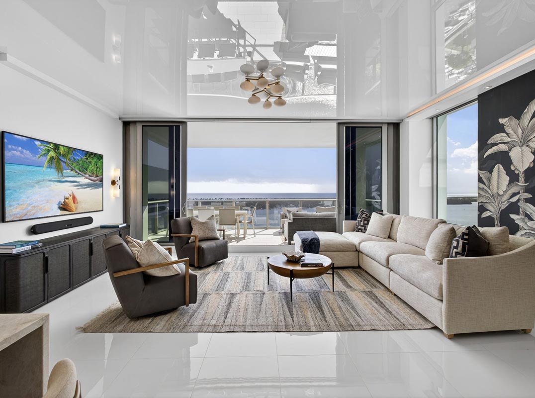 Commanding the 20th Floor of the Iconic Water Club Condominium