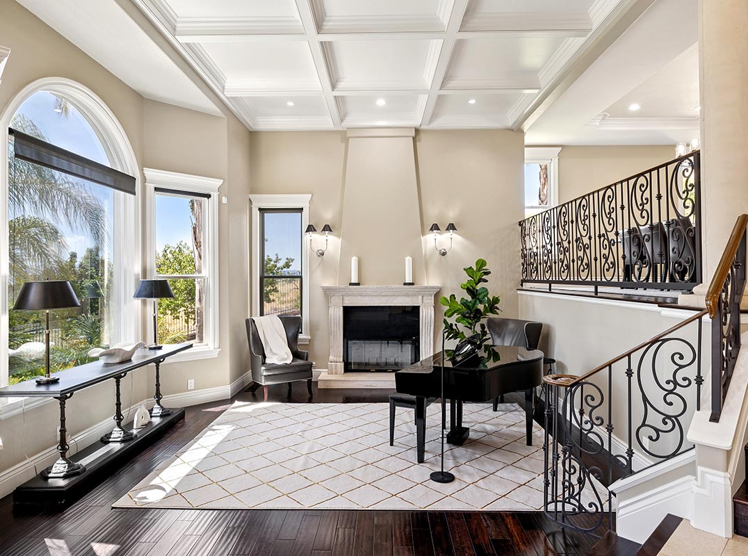 Mediterranean Inspired Retreat with 180º Bay Views