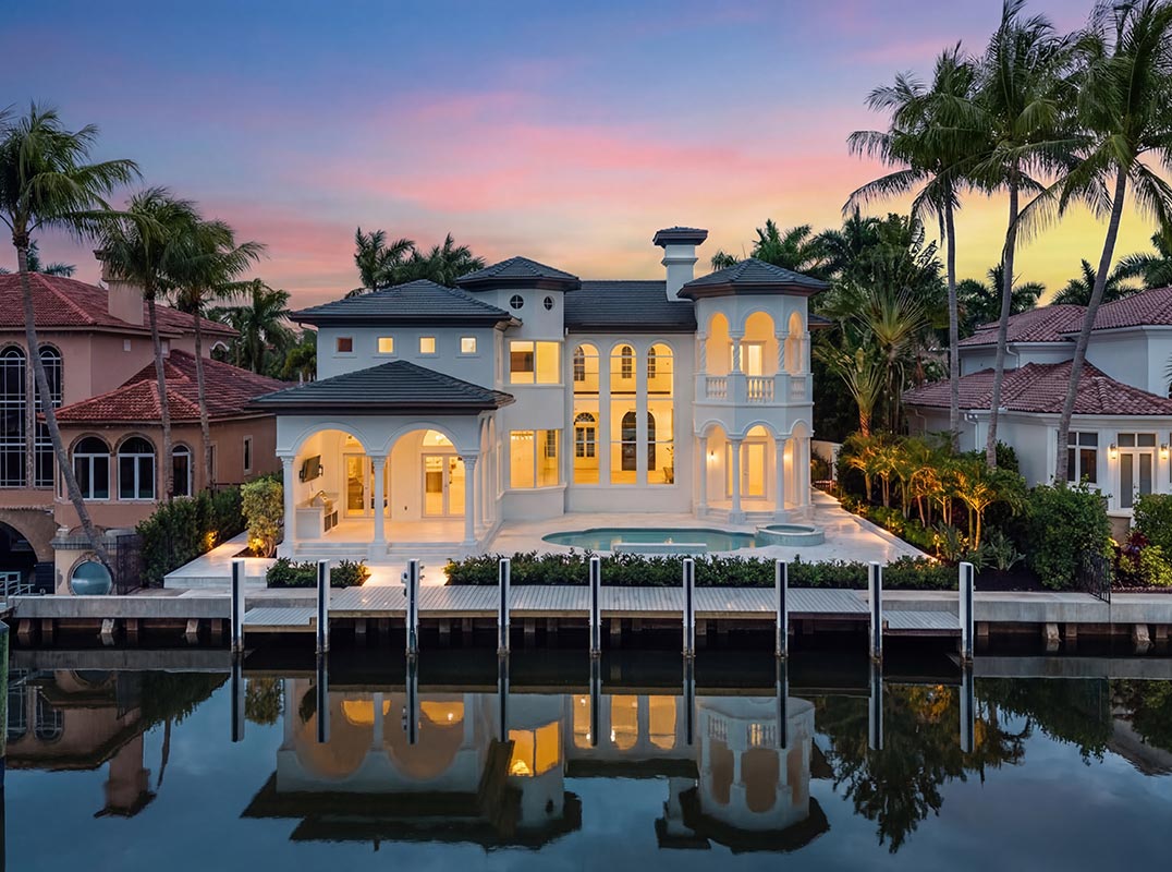 Custom Waterfront Estate with Deepwater Dock