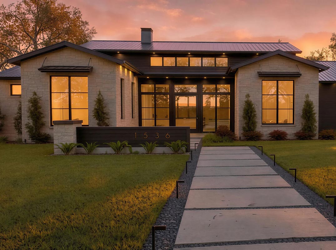 Single Story Modern New Construction