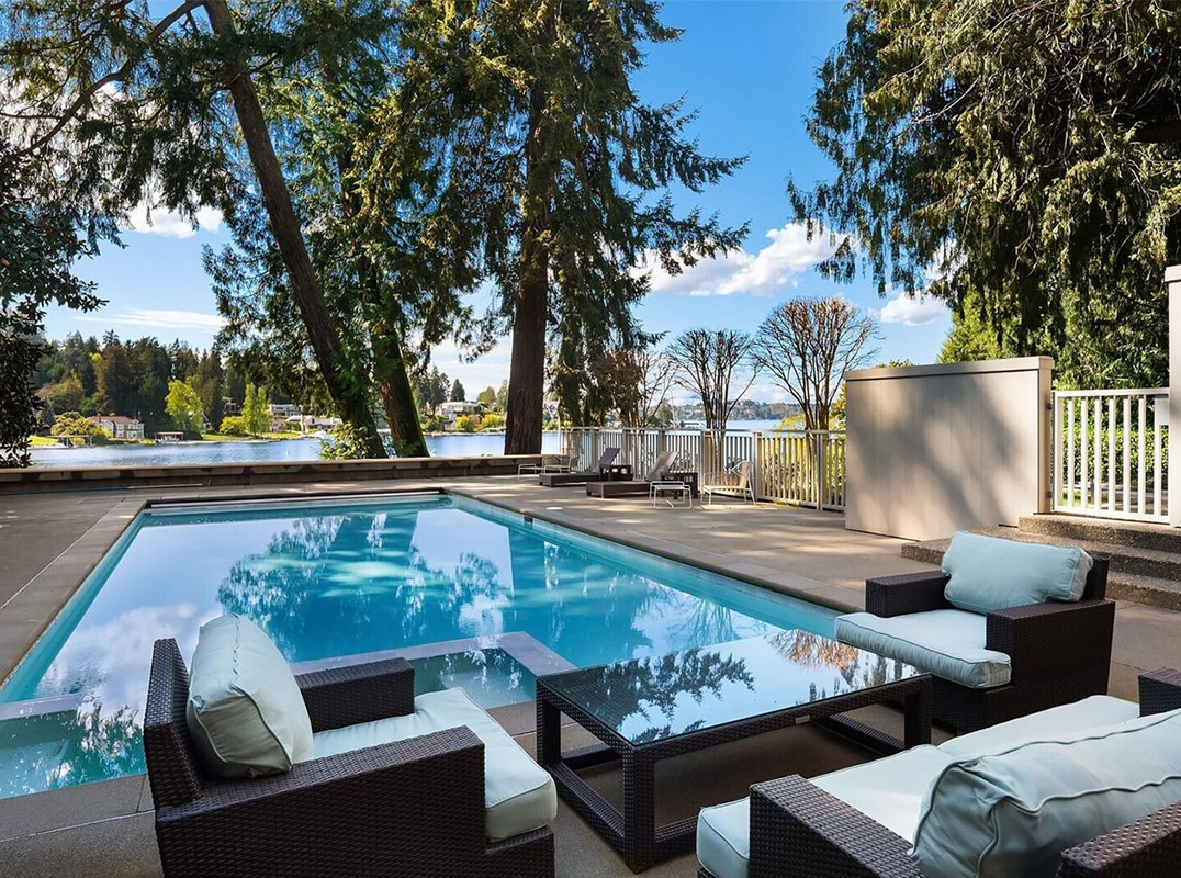 Gated, West-Facing Hunts Point Residence