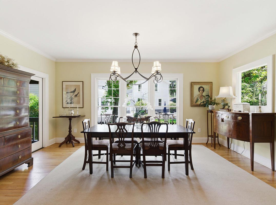 Beneath Breathtaking Live Oaks in the Heart of Old Village
