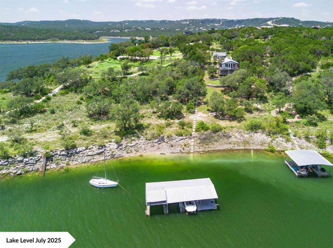 Lake Travis Waterfront Estate With Unparalleled Deep-Water Frontage