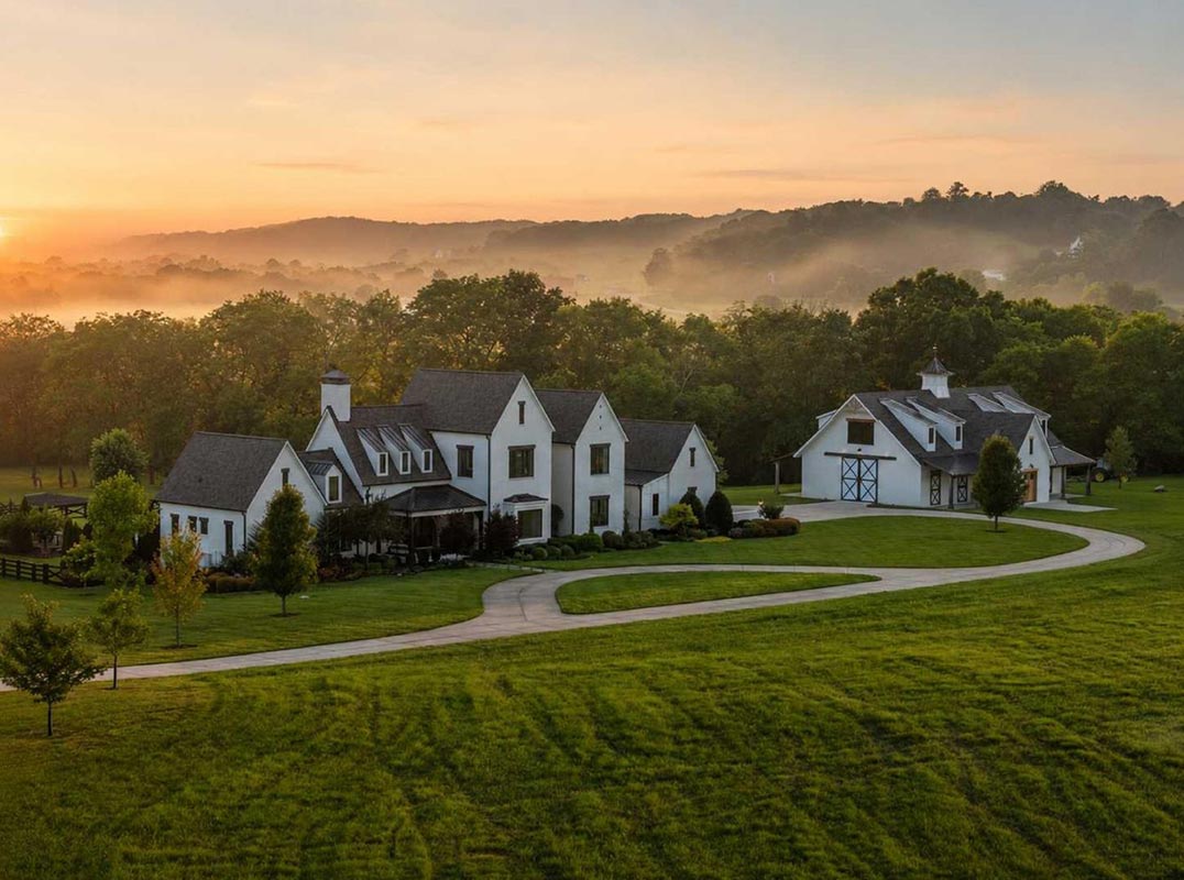 European Farmhouse Elegance on 42 Acres