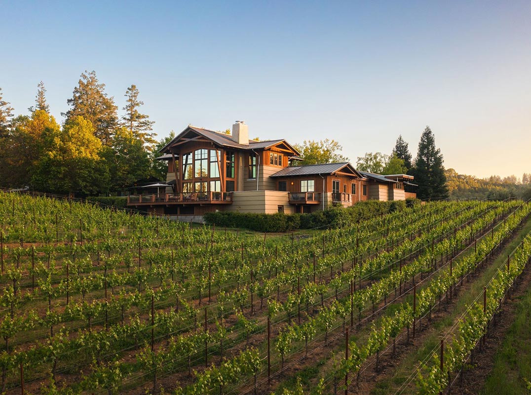 Architectural Wine Country Estate 20 +/- Acres