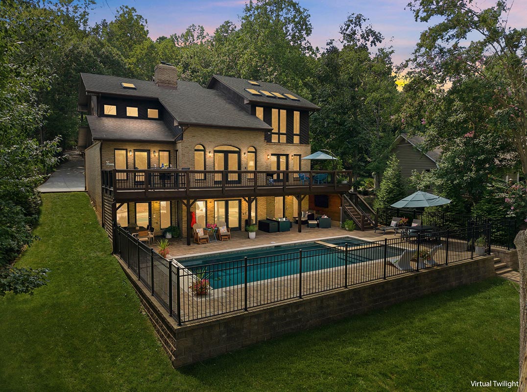Exquisite Waterfront Estate Offers a Large Private Lot