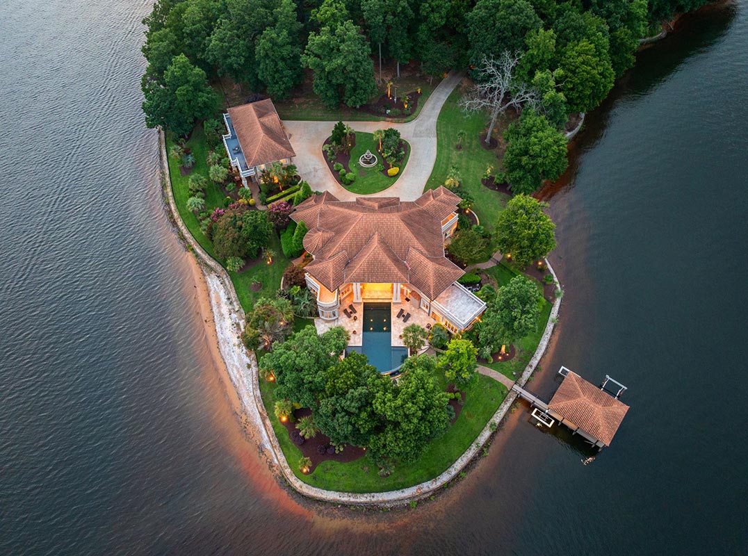 Private Lake Norman Estate With 1,700 Feet of Waterfront
