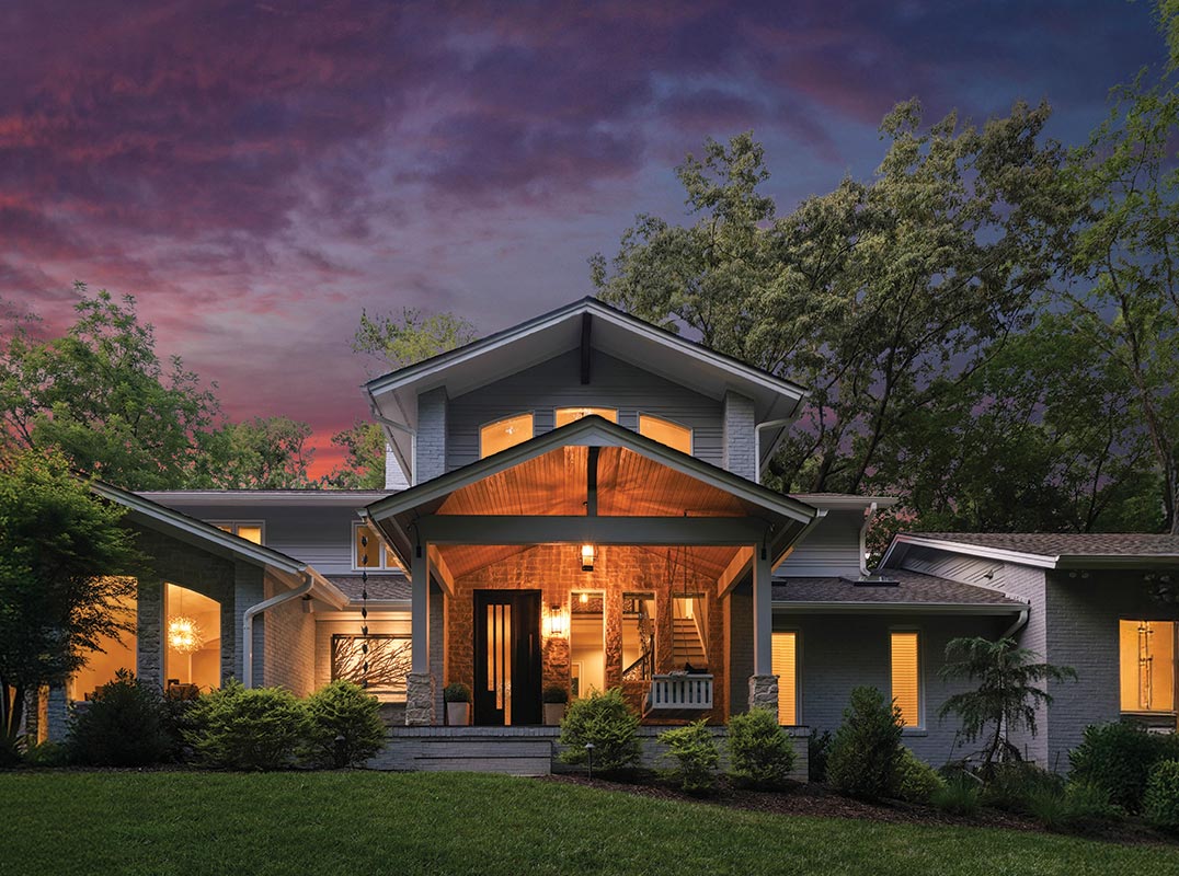 A Rare Modern Estate on 1.45 Private Acres in Charlotte's Prestigious Pellyn Wood