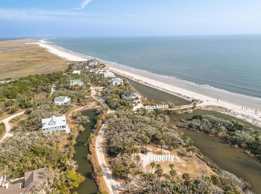 Build-Ready 4.3-acre Beachfront Lot in Jeremy Cay