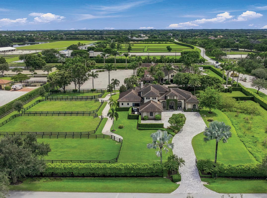 Equestrian Estate in Prestigious Palm Beach Point Community
