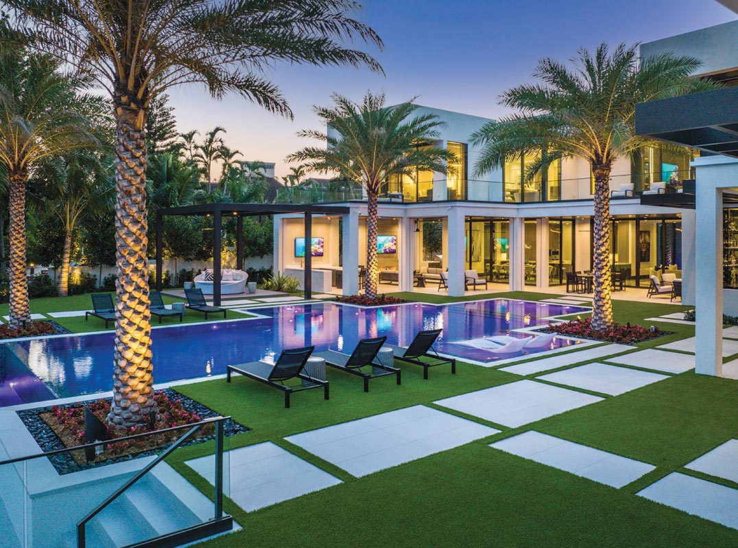 Exquisite Intracoastal Estate in the Royal Palm Yacht & Country Club