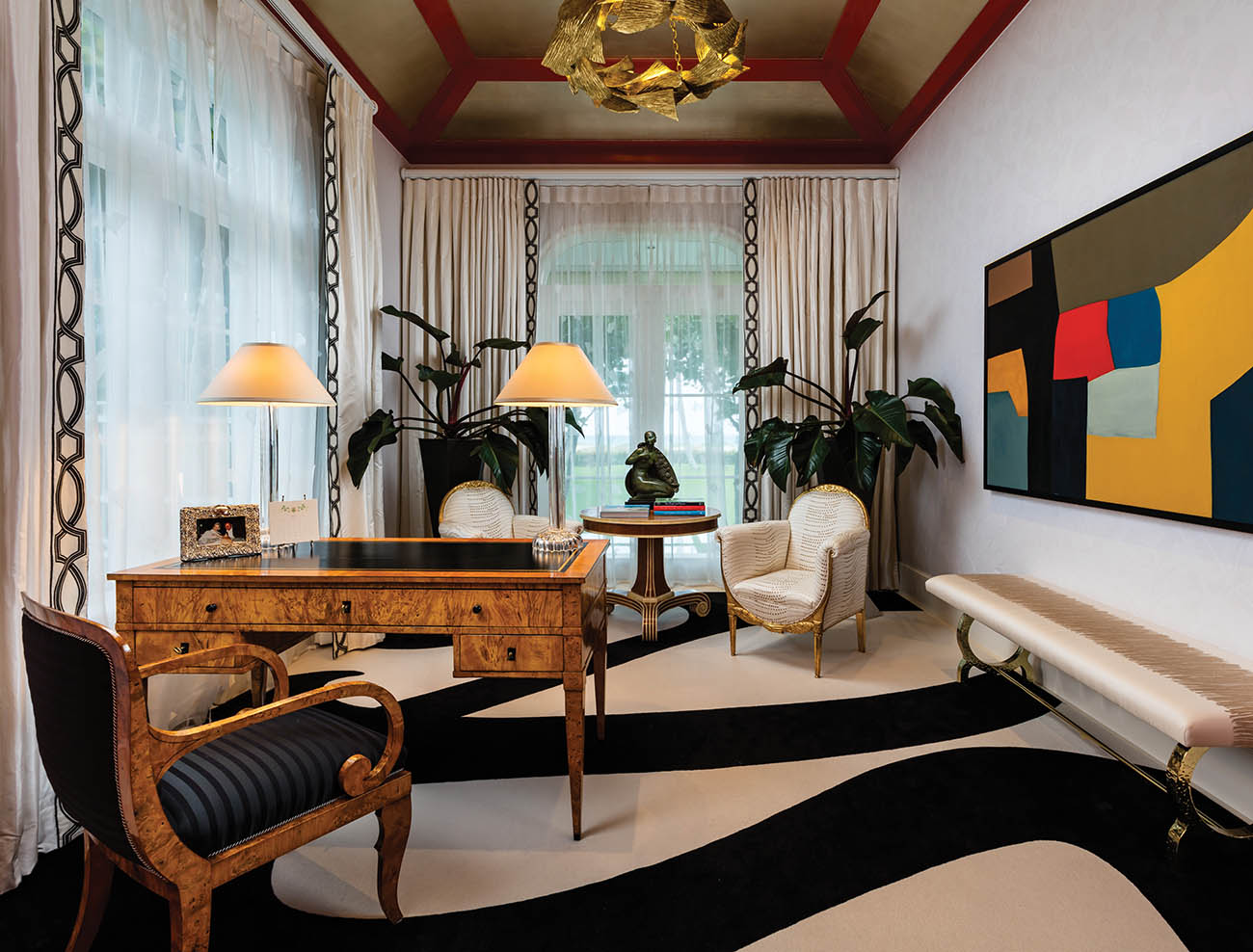 Reflections: An Artful Palm Beach Compound Suited for Two or Twenty